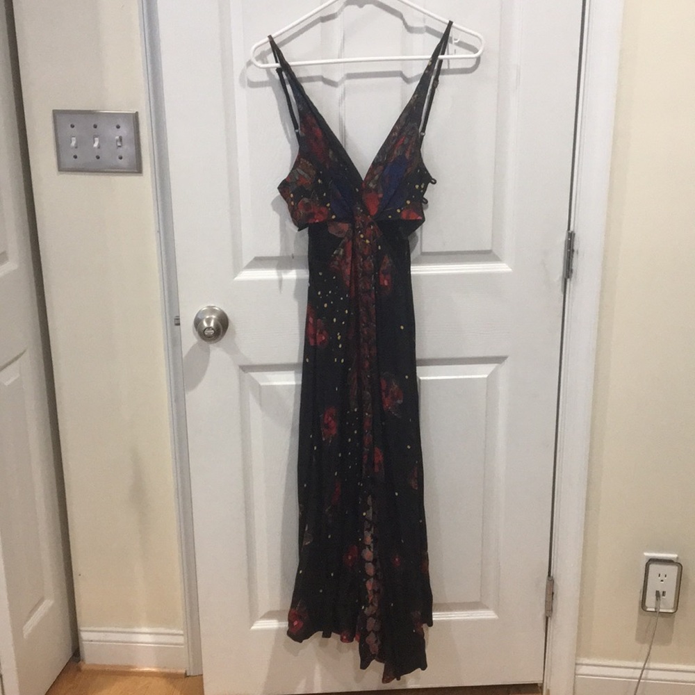 Free people black midi dress